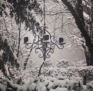 Kerzen im Schnee | Kroellsinterior